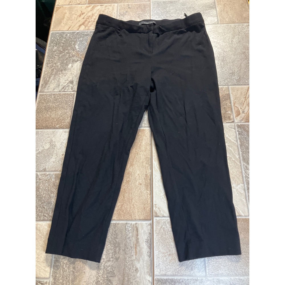 Amanda + Chelsea Black Cropped Career Pants‎ Size 12